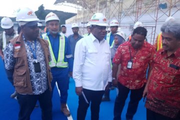 Wamen PUPR klaim pembangunan venue aquatic Papua capai 80 persen