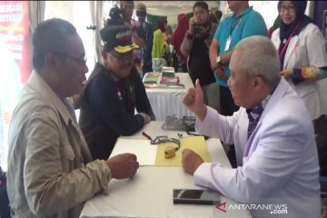 Meriahkan HPN 2020, Dinkes Kalsel gelar pengobatan gratis