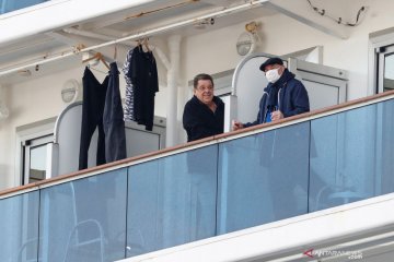 Sebanyak 60 orang baru terinfeksi virus corona di kapal pesiar Jepang