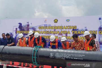Tertunda 14 tahun, Jaringan pipa gas Cirebon-Semarang mulai dibangun