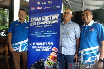 Asian Karting Open Championship diikuti sekitar 80 pegokart