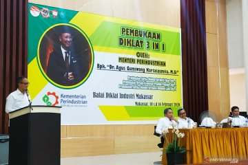 Menperin beri motivasi peserta diklat IKM di Makassar