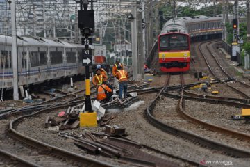 Rekayasa layanan KRL masih berlangsung hingga tiga hari lagi