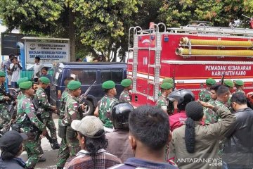 Rutan Kabanjahe Sumut ricuh, pasukan TNI dikerahkan