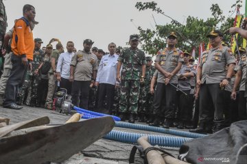 Panglima TNI dan Kapolri tinjau kesiapan penanganan karhutla di Riau