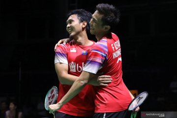 Fajar/Rian bawa Tim Indonesia melenggang ke final Piala Thomas