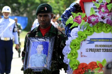 Prajurit korban kecelakaan MI-17 akan dimakamkan di TMP Giri Tunggal