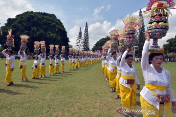 Ritual adat mengenang perjuangan I Gusti Ngurai Rai