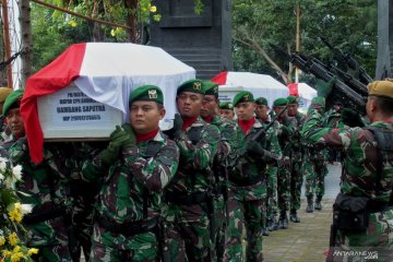 Pemakaman korban kecelakaan Helikopter TNI AD