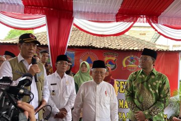 Wapres tinjau lokasi rekonstruksi pascagempa Lombok Barat