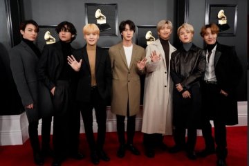 Reaksi BTS masuk nominasi Grammy lewat "Dynamite"