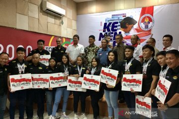 Lifter muda juara Asia dibanjiri bonus oleh Kemenpora