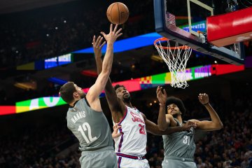 Via overtime, Embiid tentukan kemenangan 76ers atas Nets