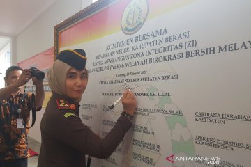 Kejaksaan Bekasi canangkan zona integritas WBK dan WBBM