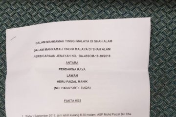 WNI asal Asahan divonis 10 tahun penjara di Malaysia