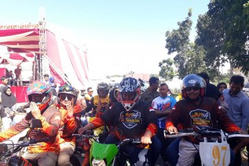 Seribuan penggemar motor trail ikuti jelajah alam Mukomuko