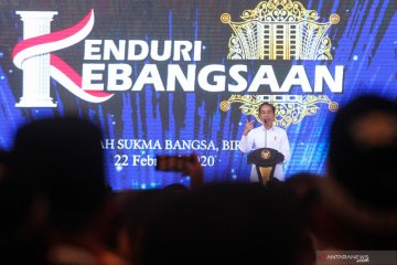 Presiden Jokowi hadiri kenduri kebangsaan dari Aceh untuk Indonesia