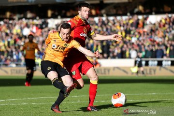 Liga Inggris : Wolves menang 3-0 atas Norwich