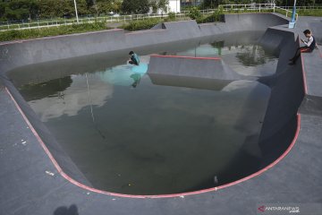 Arena Roller Sport Jakabaring terbengkalai