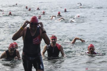 Hari Kedua Palembang Triathlon 2020
