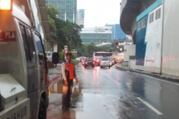 Jalan yang terendam banjir di Jaktim sudah bisa dilalui