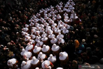 Kemeriahan Karnaval Binche yang menjadi warisan dunia UNESCO