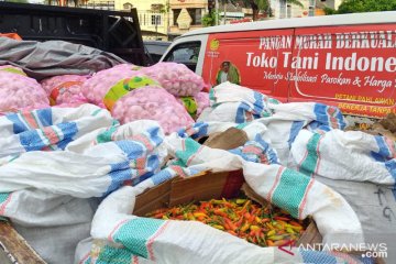 Meski banjir, Kementan tetap gelar pasar murah cabai dan bawang putih