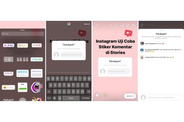 Instagram uji stiker komentar Stories