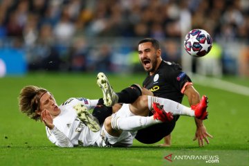 Liga Champions : Real Madrid dipermalukan Manchester City di Bernabeu