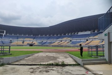 Persib cek persiapan terakhir Stadion GBLA sebelum memulai latihan