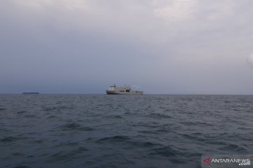 KRI dr Soeharso-990 tiba di Pulau Sebaru
