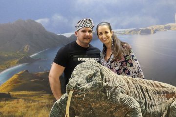 Komodo tarik perhatian pengunjung pameran wisata di Budapest