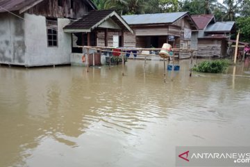 Sejumlah Desa di Jelimpo Landak Kalbar terendam banjir