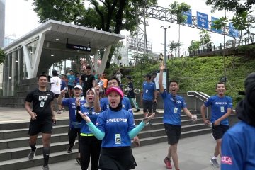 Bersiap MRT Run 2020 jelang satu tahun MRT Jakarta