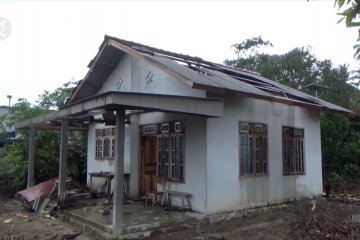 Puting beliung rusak belasan rumah di Bangka