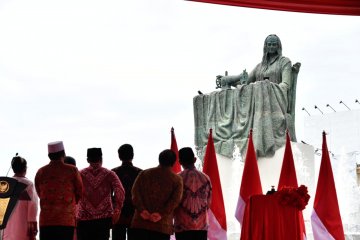 Presiden Jokowi resmikan Monumen Fatmawati Sukarno di Bengkulu