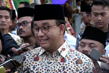 Anies sebut banjir Jakarta 100 persen surut