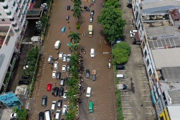 Banjir kembali genangi sejumlah titik di ibu kota