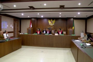 Saat sidang perdana gugatan class action banjir jakarta berlangsung