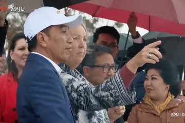 Jokowi pelajari pembangunan ibu kota dari Australia
