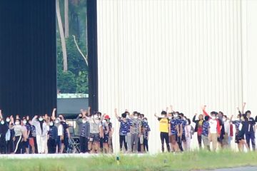 Suasana observasi WNI di Natuna jelang H-1 kepulangan