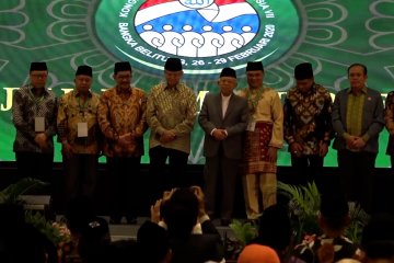 Wapres Ma'ruf Amin buka Kongres Ulama Islam Indonesia