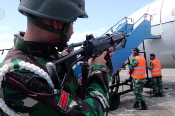 TNI AU gelar latihan force down di langit Aceh