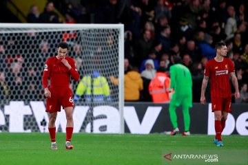 Mimpi "invincible" Liverpool terkubur di markas Watford