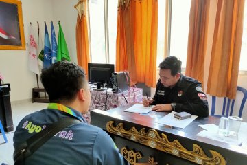 KPU Bandarlampung lakukan sinergitas ke Polda Lampung