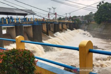 Ketinggian air di Bendung Katulampa Bogor turun  jadi normal
