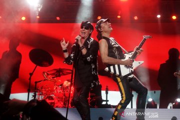 Penampilan grup band Scorpions di ajang JogjaROCKarta