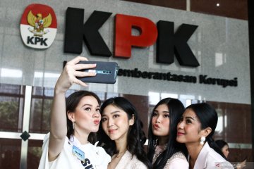 Finalis Puteri Indonesia sambangi KPK untuk pembekalan antikorupsi