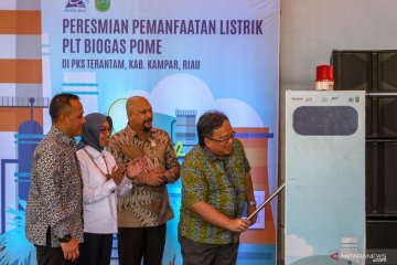 Peresmian PLT Biogas Pome