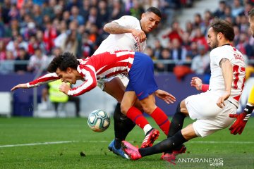 Liga Spanyol : Sevilla tahan imbang Atletico Madrid 2-2